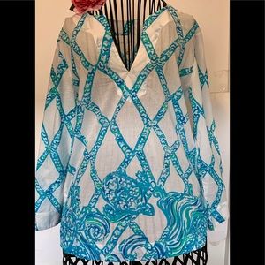 Lilly Pulitzer Top cotton